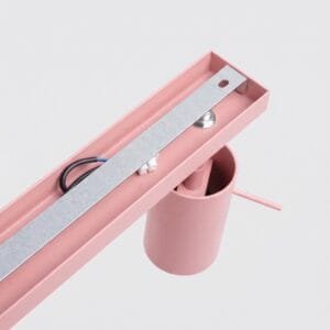 Ring 4-Light Ceiling Bar - Pink Uncategorized Great Lighting UK Ltd