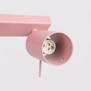 Ring 4-Light Ceiling Bar - Pink Uncategorized Great Lighting UK Ltd