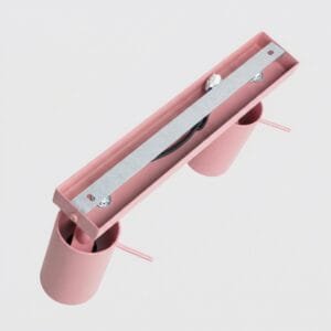 Ring 6-Light Ceiling Bar - Pink 6 Light Spotlights Great Lighting UK Ltd