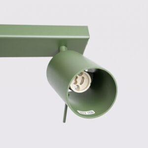 Ring 2-Light Ceiling Bar - Sage Uncategorized Great Lighting UK Ltd