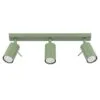 Ring 3-Light Ceiling Bar - Sage Uncategorized Great Lighting UK Ltd