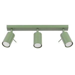 Ring 3-Light Ceiling Bar - Sage Uncategorized Great Lighting UK Ltd
