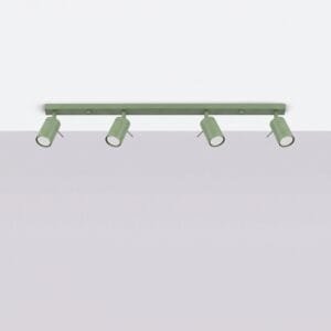 Ring 4-Light Ceiling Bar - Sage Uncategorized Great Lighting UK Ltd