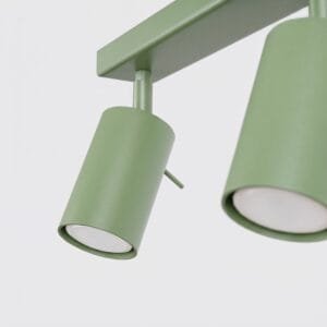 Ring 4-Light Ceiling Bar - Sage Uncategorized Great Lighting UK Ltd