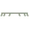 Ring 6-Light Ceiling Bar - Sage Uncategorized Great Lighting UK Ltd
