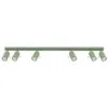 Ring 6-Light Ceiling Bar - Sage Uncategorized Great Lighting UK Ltd