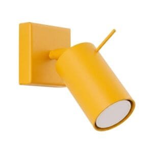 Ring Wall Spotlight - Yellow Uncategorized Great Lighting UK Ltd