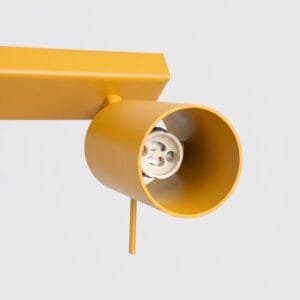 Ring 2-Light Ceiling Bar - Yellow Uncategorized Great Lighting UK Ltd