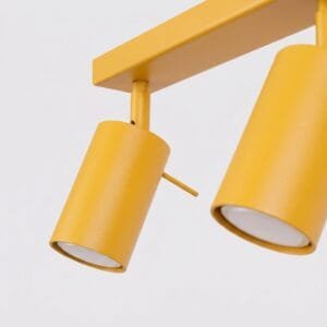 Ring 2-Light Ceiling Bar - Yellow Uncategorized Great Lighting UK Ltd