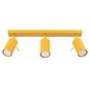 Ring 3-Light Ceiling Bar - Yellow Uncategorized Great Lighting UK Ltd