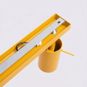 Ring 3-Light Ceiling Bar - Yellow Uncategorized Great Lighting UK Ltd