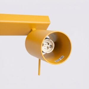 Ring 3-Light Ceiling Bar - Yellow Uncategorized Great Lighting UK Ltd