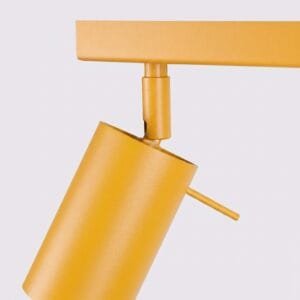 Ring 3-Light Ceiling Bar - Yellow Uncategorized Great Lighting UK Ltd
