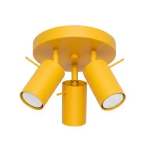 Ring 3-Light Ceiling Cluster - Yellow Uncategorized Great Lighting UK Ltd