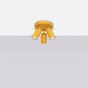 Ring 3-Light Ceiling Cluster - Yellow Uncategorized Great Lighting UK Ltd