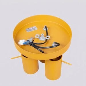Ring 3-Light Ceiling Cluster - Yellow Uncategorized Great Lighting UK Ltd