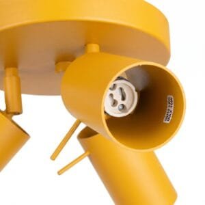Ring 3-Light Ceiling Cluster - Yellow Uncategorized Great Lighting UK Ltd