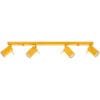Ring 4-Light Ceiling Bar - Yellow Uncategorized Great Lighting UK Ltd