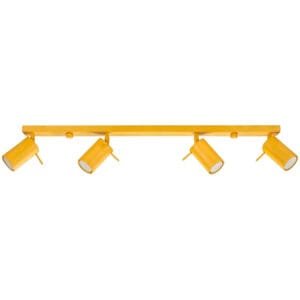 Ring 4-Light Ceiling Bar - Yellow Uncategorized Great Lighting UK Ltd