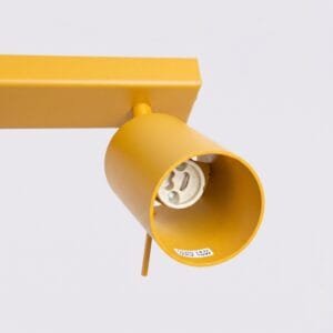 Ring 4-Light Ceiling Bar - Yellow Uncategorized Great Lighting UK Ltd