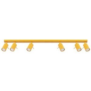 Ring 6-Light Ceiling Bar - Yellow 6 Light Spotlights Great Lighting UK Ltd