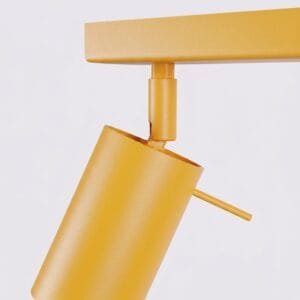 Ring 6-Light Ceiling Bar - Yellow 6 Light Spotlights Great Lighting UK Ltd