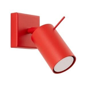 Ring Wall Spotlight - Red Uncategorized Great Lighting UK Ltd