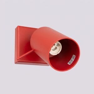 Ring Wall Spotlight - Red Uncategorized Great Lighting UK Ltd