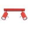 Ring 2-Light Ceiling Bar - Red Uncategorized Great Lighting UK Ltd