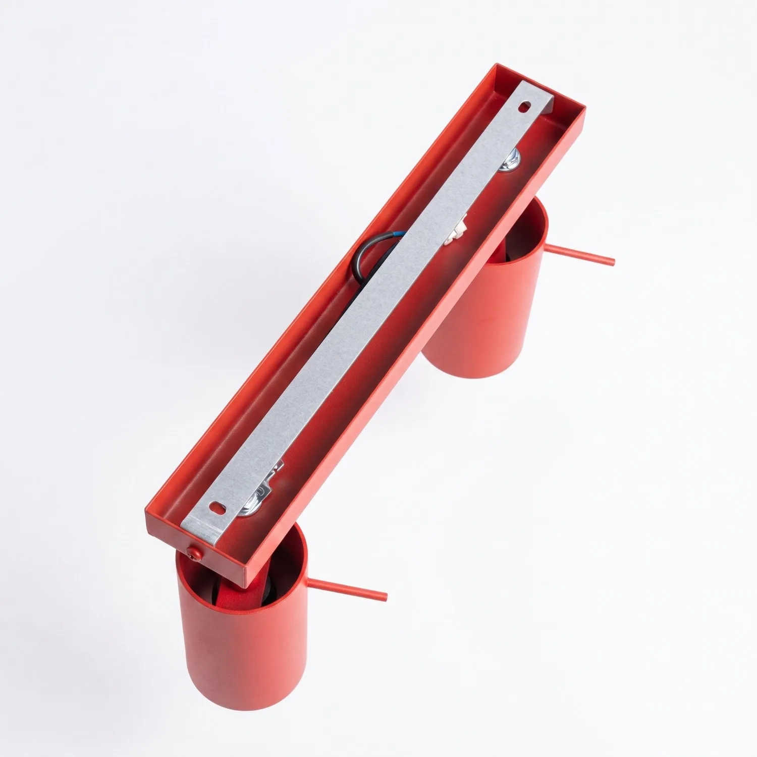 Ring 2-Light Ceiling Bar - Red 2 Light Spotlight Great Lighting UK Ltd
