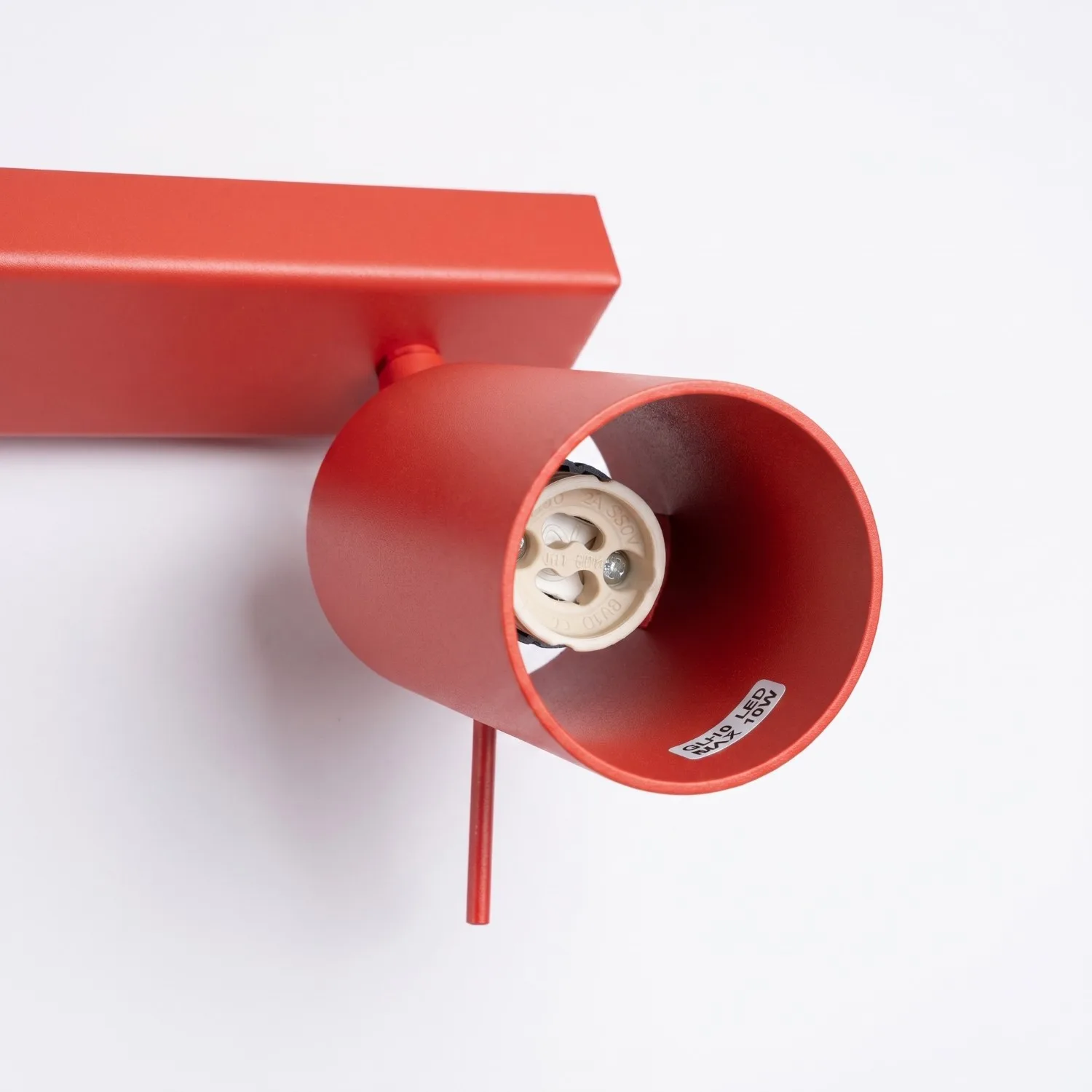 Ring 2-Light Ceiling Bar - Red 2 Light Spotlight Great Lighting UK Ltd