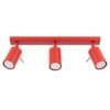 Ring 3-Light Ceiling Bar - Red Uncategorized Great Lighting UK Ltd