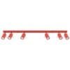 Ring 6-Light Ceiling Bar - Red Uncategorized Great Lighting UK Ltd