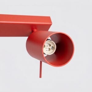Ring 6-Light Ceiling Bar - Red Uncategorized Great Lighting UK Ltd