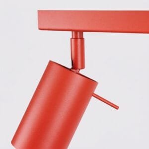Ring 6-Light Ceiling Bar - Red Uncategorized Great Lighting UK Ltd