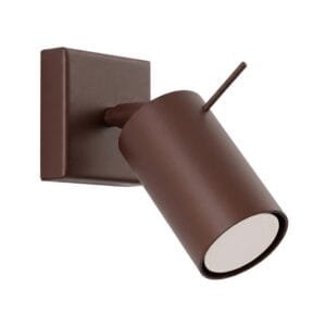 Ring Wall Spotlight - Brown Uncategorized Great Lighting UK Ltd
