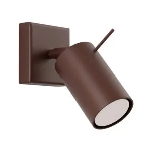 Ring Wall Spotlight - Brown Uncategorized Great Lighting UK Ltd