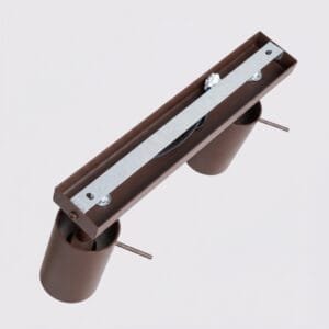 Ring 2-Light Ceiling Bar - Brown Uncategorized Great Lighting UK Ltd