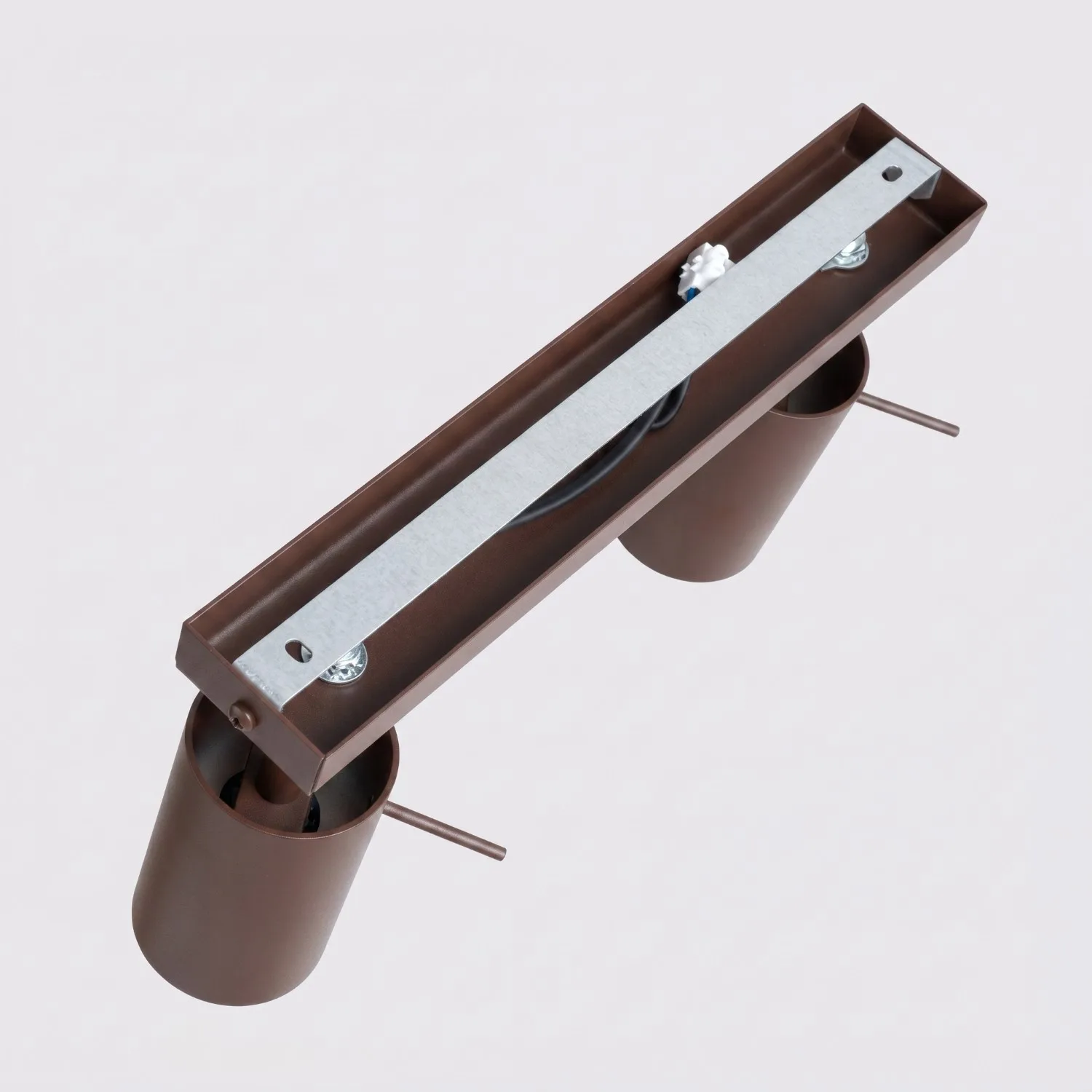 Ring 2-Light Ceiling Bar - Brown 2 Light Spotlight Great Lighting UK Ltd
