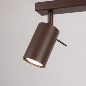 Ring 2-Light Ceiling Bar - Brown 2 Light Spotlight Great Lighting UK Ltd