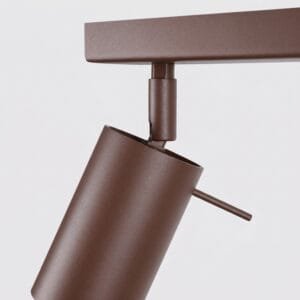 Ring 2-Light Ceiling Bar - Brown Uncategorized Great Lighting UK Ltd