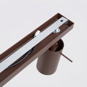 Ring 3-Light Ceiling Bar - Brown Uncategorized Great Lighting UK Ltd