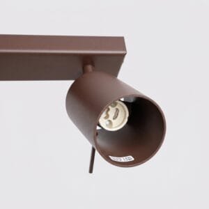 Ring 3-Light Ceiling Bar - Brown Uncategorized Great Lighting UK Ltd