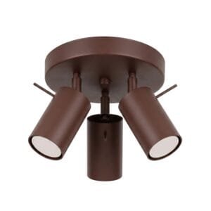 Ring 3-Light Ceiling Cluster - Brown Uncategorized Great Lighting UK Ltd