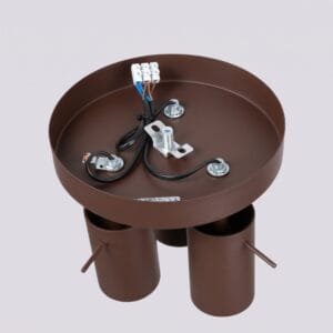 Ring 3-Light Ceiling Cluster - Brown Uncategorized Great Lighting UK Ltd
