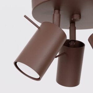 Ring 3-Light Ceiling Cluster - Brown Uncategorized Great Lighting UK Ltd