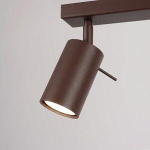 Ring 6-Light Ceiling Bar - Brown Uncategorized Great Lighting UK Ltd