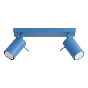 Ring 2-Light Ceiling Bar - Azure 2 Light Spotlight Great Lighting UK Ltd