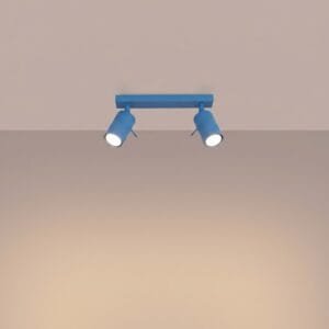 Ring 2-Light Ceiling Bar - Azure 2 Light Spotlight Great Lighting UK Ltd