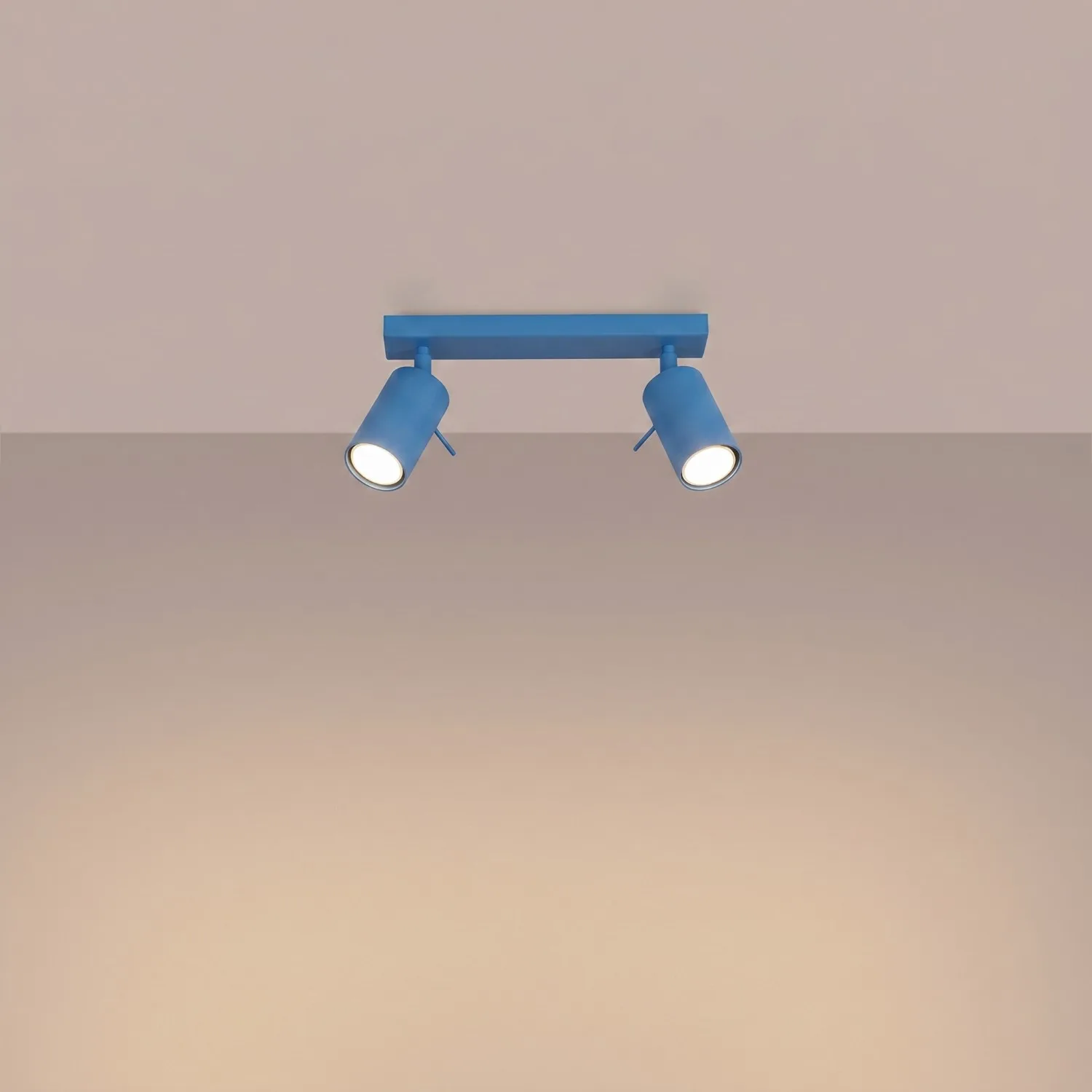 Ring 2-Light Ceiling Bar - Azure 2 Light Spotlight Great Lighting UK Ltd